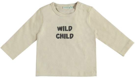 T-shirt Babylook Wild Child - Mt. 68 - Sandshell