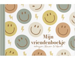 Writemoments - Smiley vriendenboekje - Kleuren, tekenen & invullen - Jongen