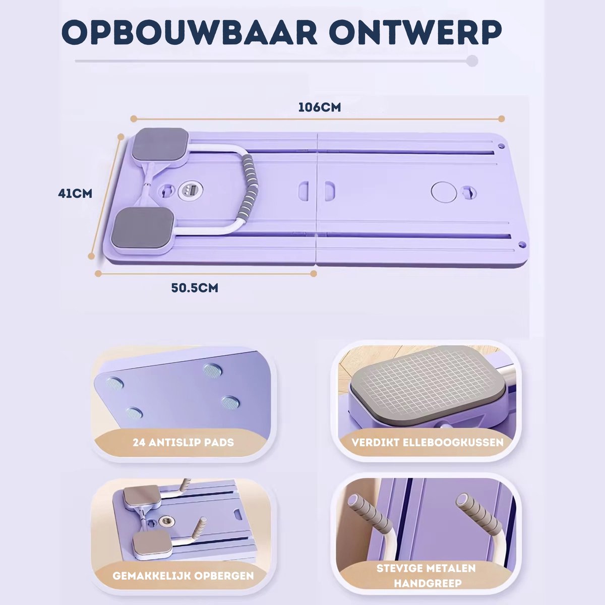 Deze informatie volgt nog Pilates Opbouwbare Reformer Board - afbeelding 2