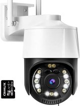Camux Cam-VisionX Beveiligingscamera Buiten IP66 - 3MP 2K Camera - Buitencamera met Nachtzicht - Wifi met App - Security Camera