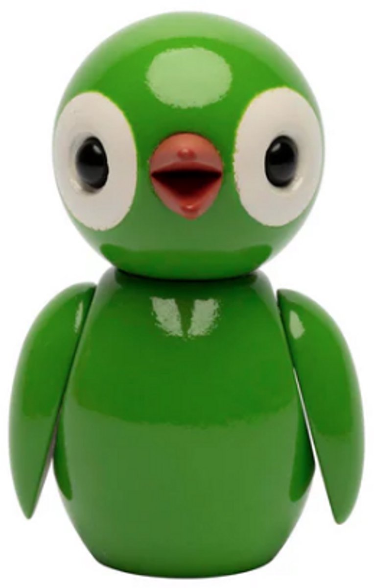 Spring Copenhagen Spring Birds "Grateful" Green 31g H6.5xW4.2xL4.5cm (made in Vietnam) speelgoedfiguur kinderen en volwassenen