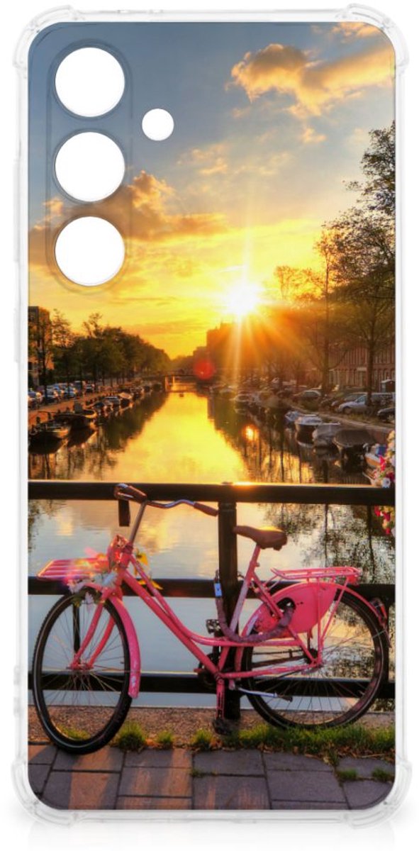 Samsung Galaxy S24 FE Telefoonhoesje met valbescherming Amsterdamse Grachten