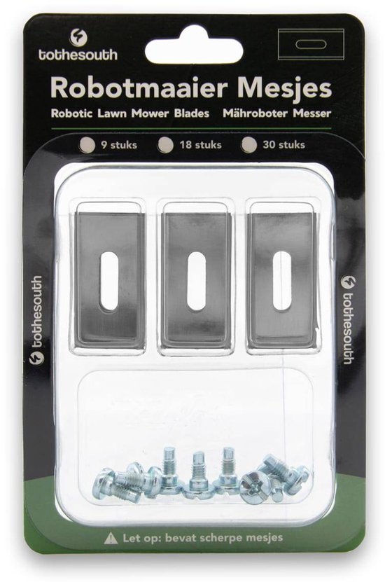 To the South® Endurance Mesjes staal geschikt voor Greenworks Robotmaaiers - 6 stuks van To the South — afbeelding 3