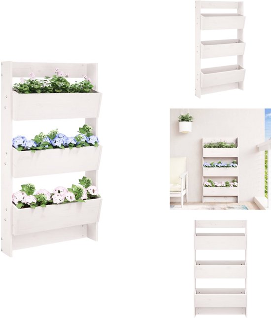 Plantenbak op wielen - verticale planken - De Hout Jongens