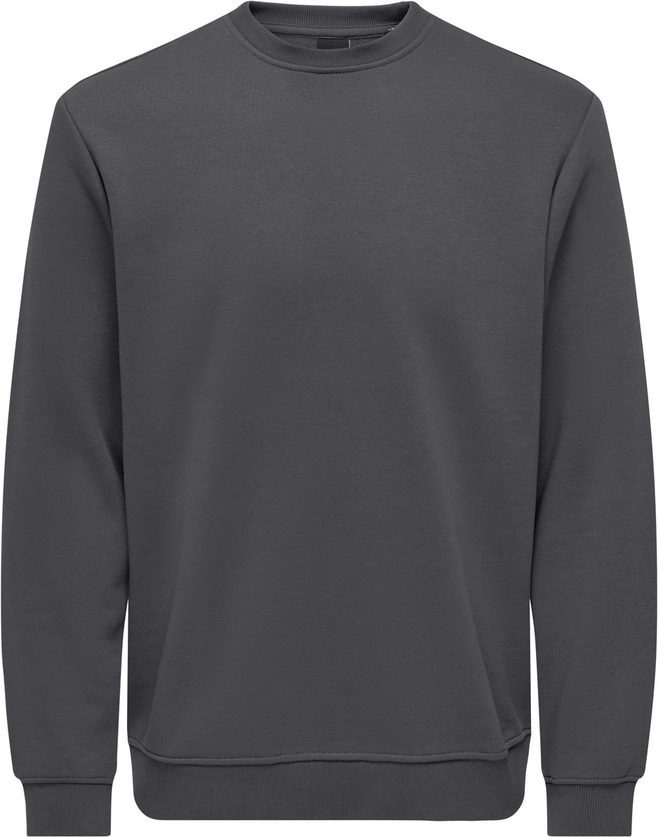 Only & Sons Connor Trui - Heren Sweater - Grey Pinstripe