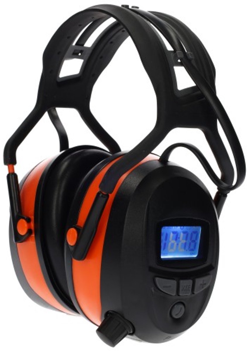 D4E GEHOORBESCHERMER DIGITAAL MET BLUETOOTH, MP3 EN FM-RADIO