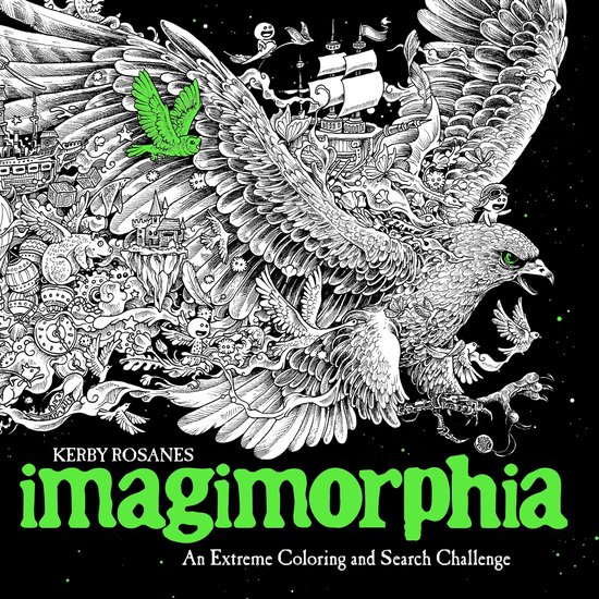Imagimorphia Adult Coloring Book - cover