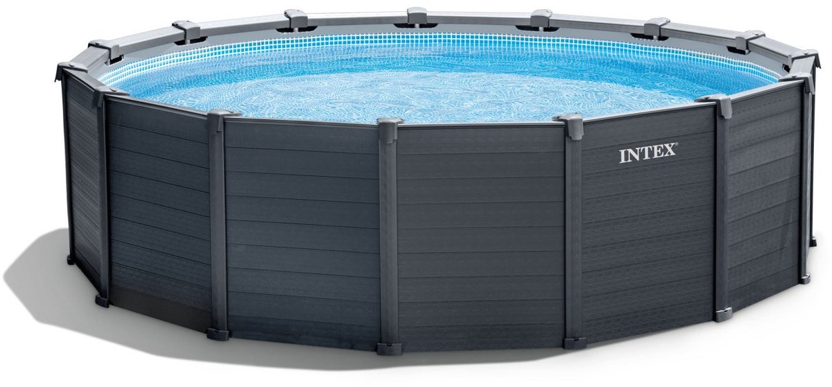 Bol.com Intex zwembad Graphite Panel 488 x 122 cm aanbieding