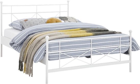 Beter Bed Basic bed Milano met lattenbodems en Emma matras