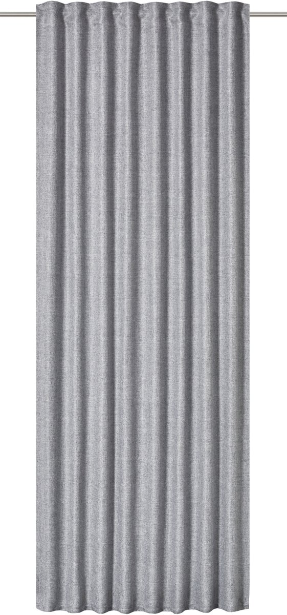 Elbersdrucke Gordijn met verborgen lussen Vienna 255x140 cm grijs Grau