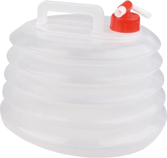 Abbey Camp Watercontainer - 10 Liter - Met Kraan - Transparant van Abbey Camp — afbeelding 3