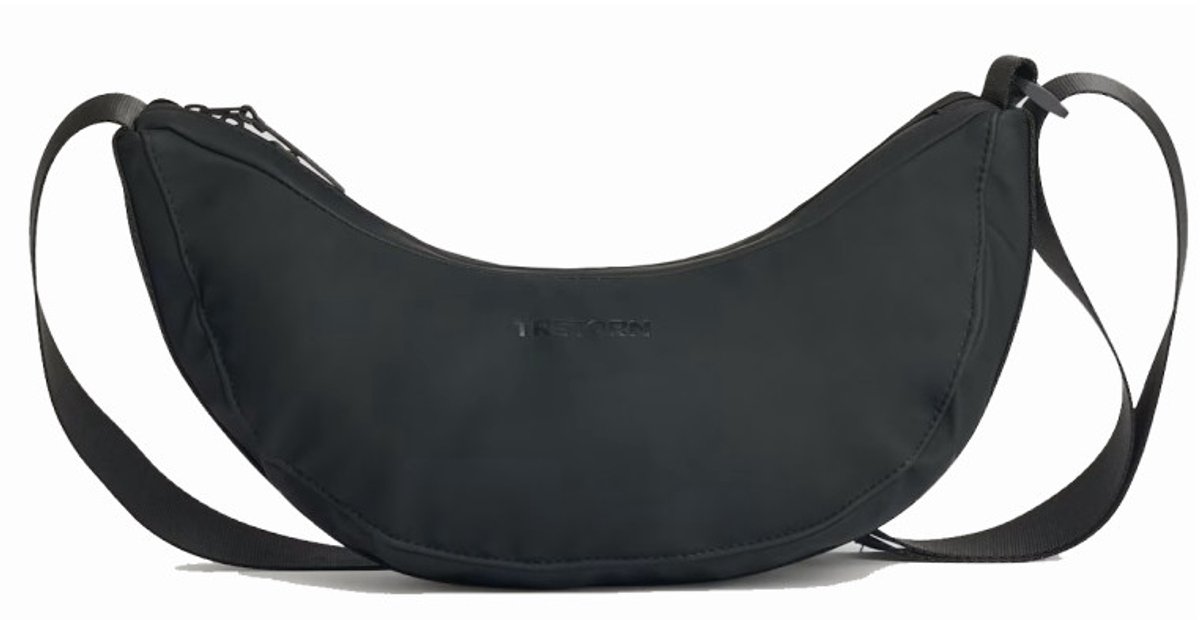 Zwarte PU Moon Bag van Tretorn