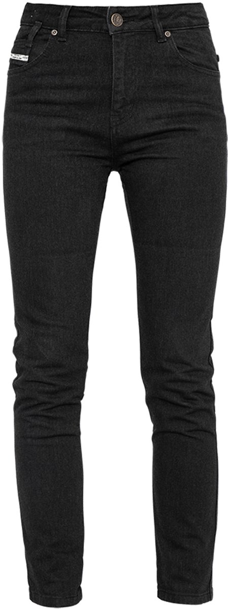 John Doe Jane High Mono Zwart Raw Jeans - Broek