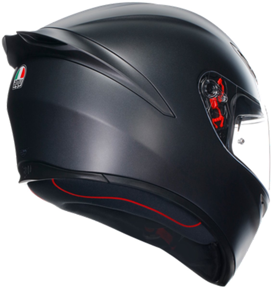AGV K1 S E2206 Mat zwart Integraalhelm - Maat M - Integraal helm - Scooter helm - Motorhelm - Zwart - Scooterhelmen mannen en vrouwen. – foto 4