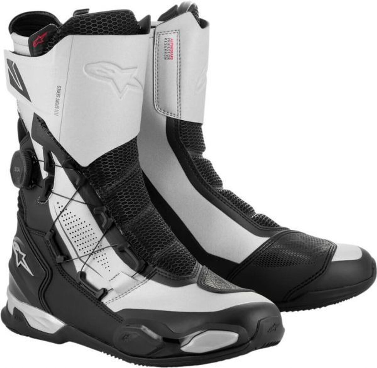 Alpinestars Sp-X Boa Schoenen Zwart Silver - Laars