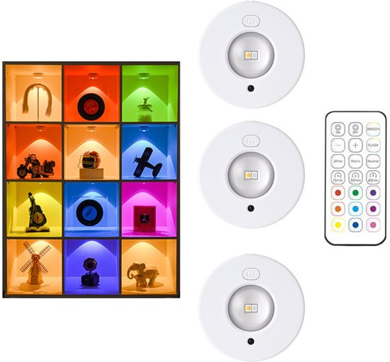 LED onderkast verlichting - PIR sensor - Neutraal wit - Oplaadbaar - 3