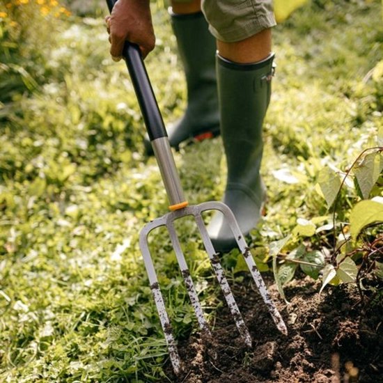 Fiskars - Woelvork - Grelinette - Spade - Hooivork - Garden Fork - Ergonomisch - 132 cm van Fiskars — afbeelding 5