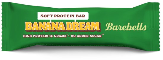 Foto: Barebells soft protein bar banana dream 12 x 55 gr voordeelverpakking