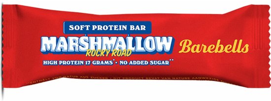 Barebells Soft Bars Eiwitreep - Protein Bars - Marshmellow Rocky Road Proteine Repen - 12 repen (660 gram) — afbeelding 4