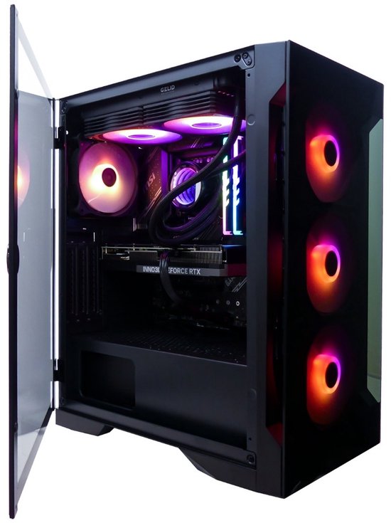 Intel i7 12700K 12-Core Game PC / Gaming Computer - RTX 5070 12GB|32GB DDR5 RGB RAM|2TB M2.0 NVMe SSD - Gamdias Talos E2 Elite