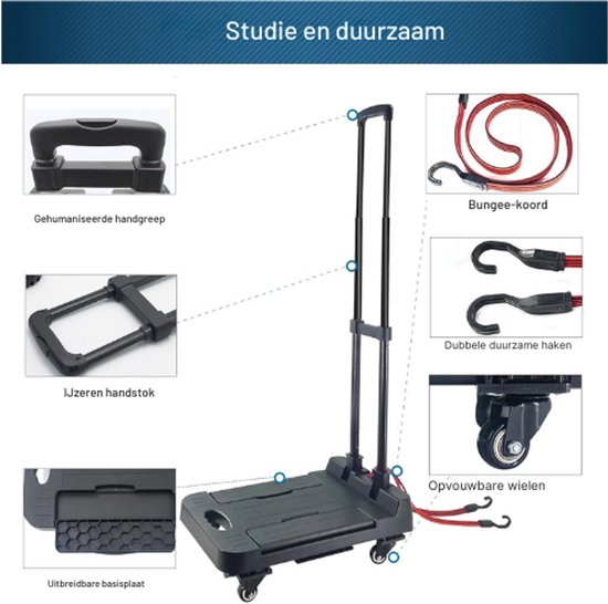 Vind opvouwbare trolley in Tassen | Reistassen en