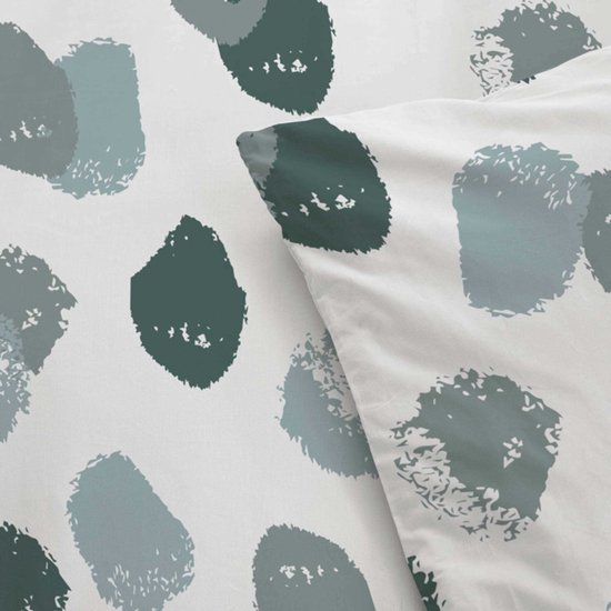 Byrklund Dekbedovertrek Spotty Animal - 240x220 - 100% Katoen - Groen van Byrklund — afbeelding 4