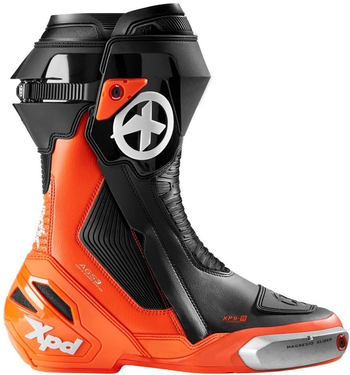 XPD XP-9 R Black Orange Boots - Laars