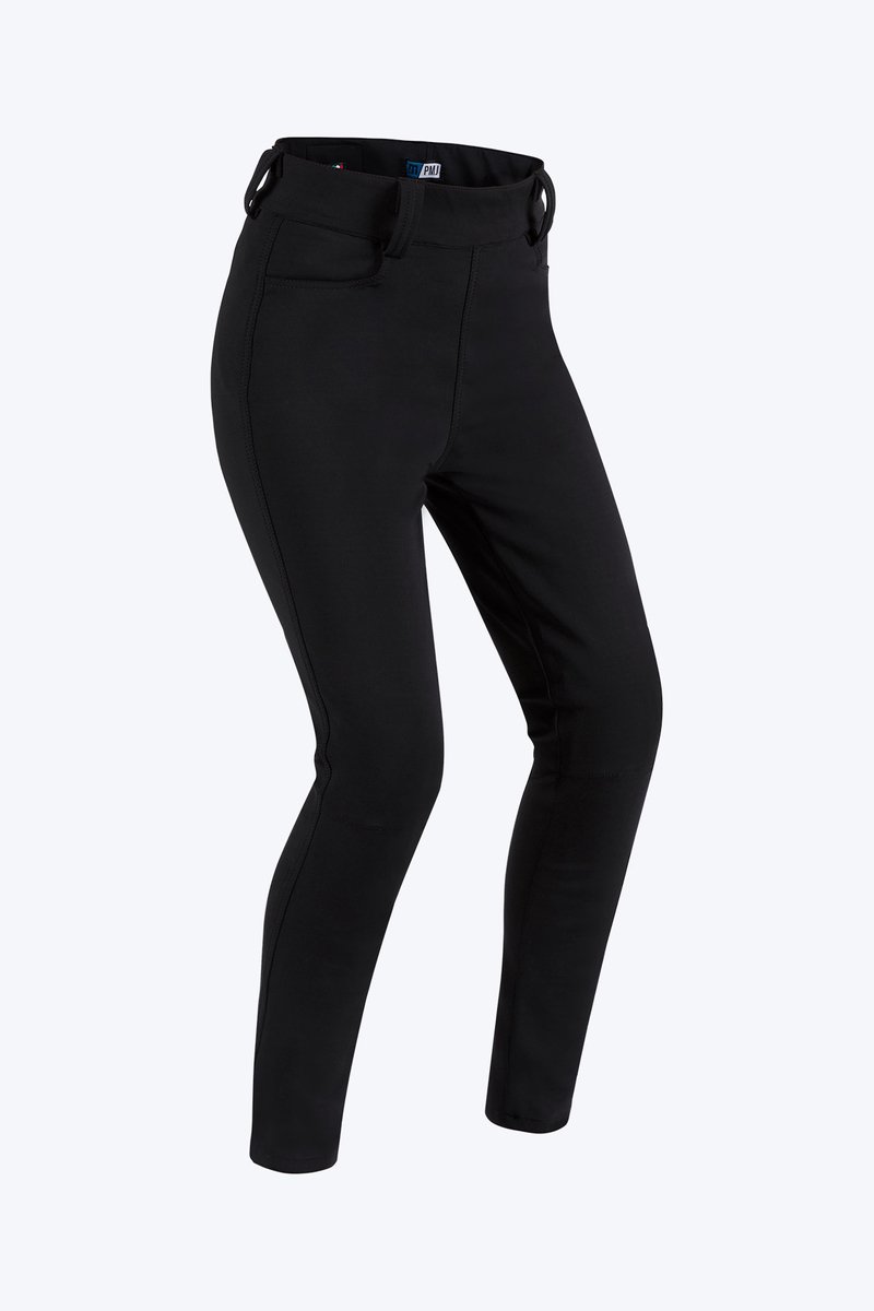 PMJ Spring Lady motorjeans - zwart - voor dames - maat 36