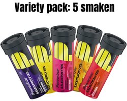 Powerbar Electrolyte Tabletten mixdoos - mineralen sportdrank - 12 x 10 tabs (o.a. met cafeïne)
