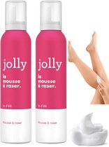 Bol.com Jolly Scheerschuim Vrouwen - Scheergel - 2 Stuks - Scheercreme - Shaving Cream - Shaving Gel aanbieding