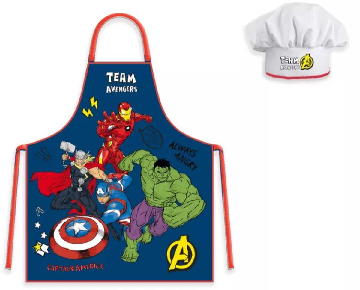 Avengers Always Angry kinderen schort tweedelig set