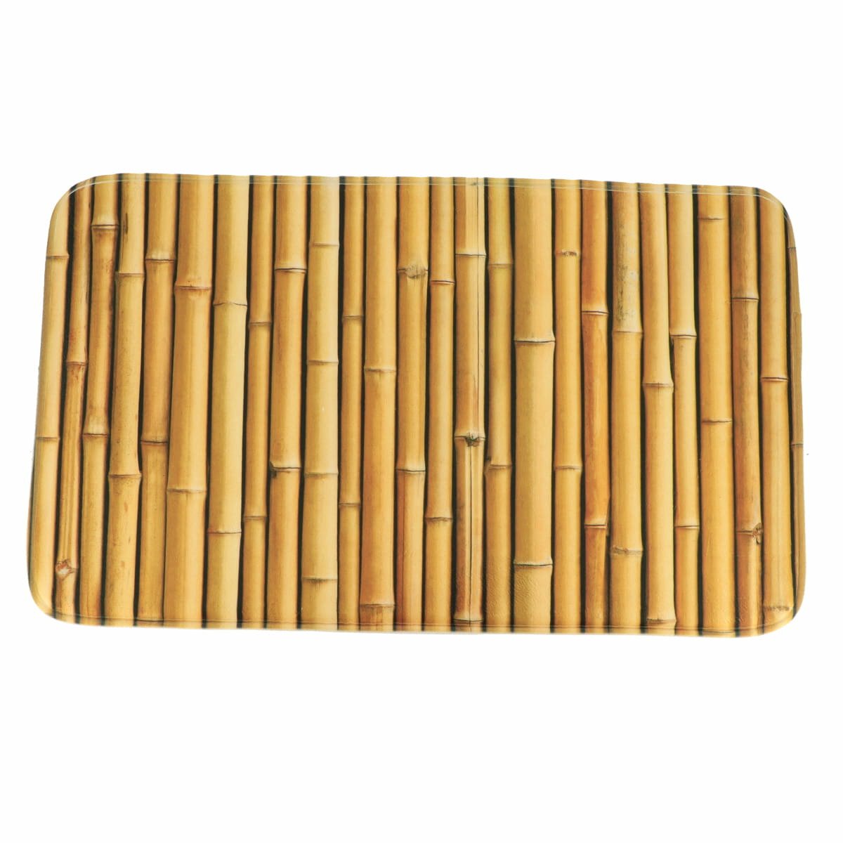 Tendance Badmat Mekong - antislip - microfiber - bamboe thema - 45 x 75 cm - douchemat