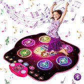 Tapis Lumières Led Bluetooth VATOS Tapis De Danse Pour Filles - 4 Modes De Jeu, 9 Niveaux, Bluetooth, LED Et Volume Réglable - Cadeau Idéal Pour Enfants 3-12 Ans