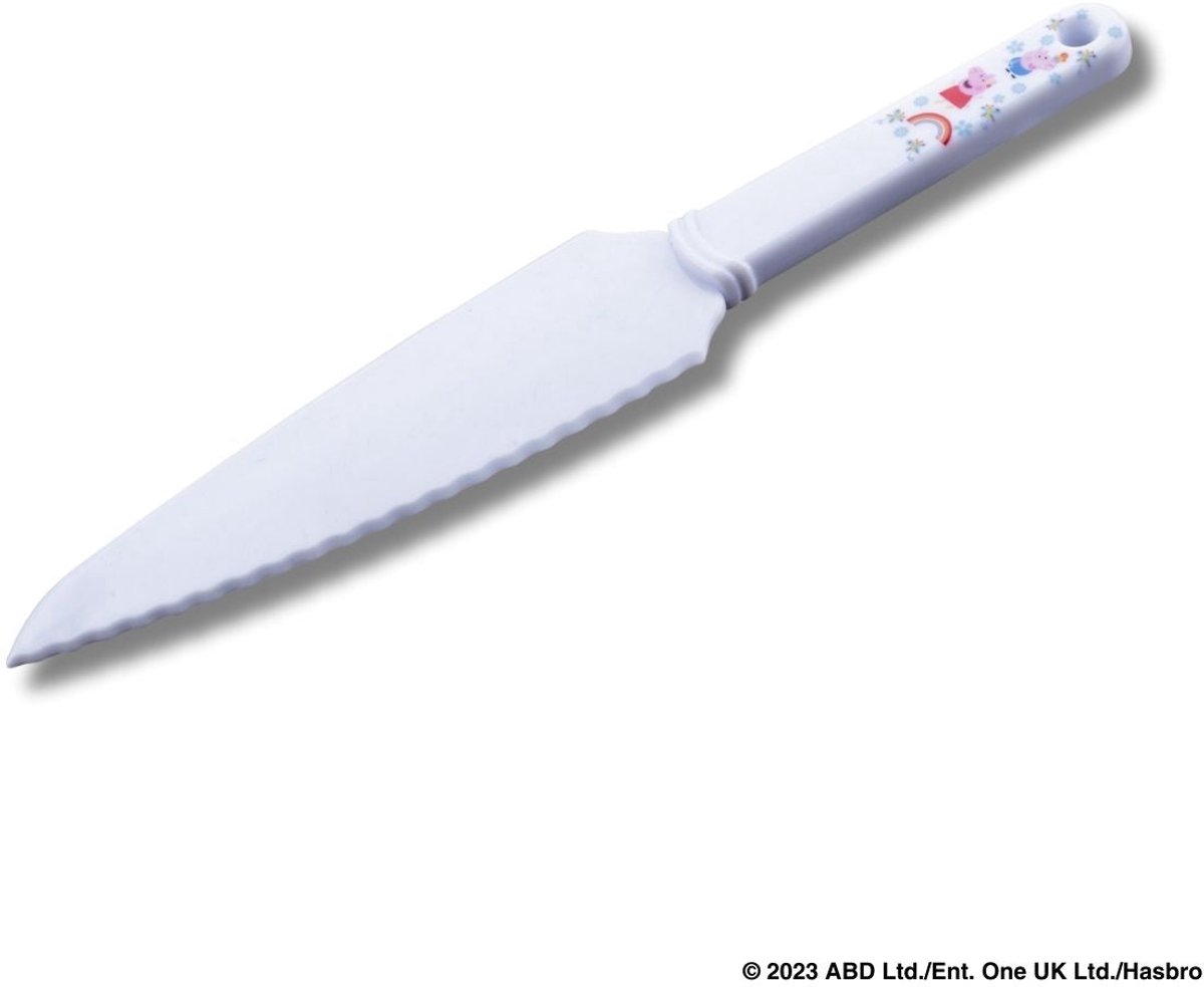 Keukenmes en taartverwijderaar om met kinderen te koken 26 cm Dr. Oetker Peppa Pig