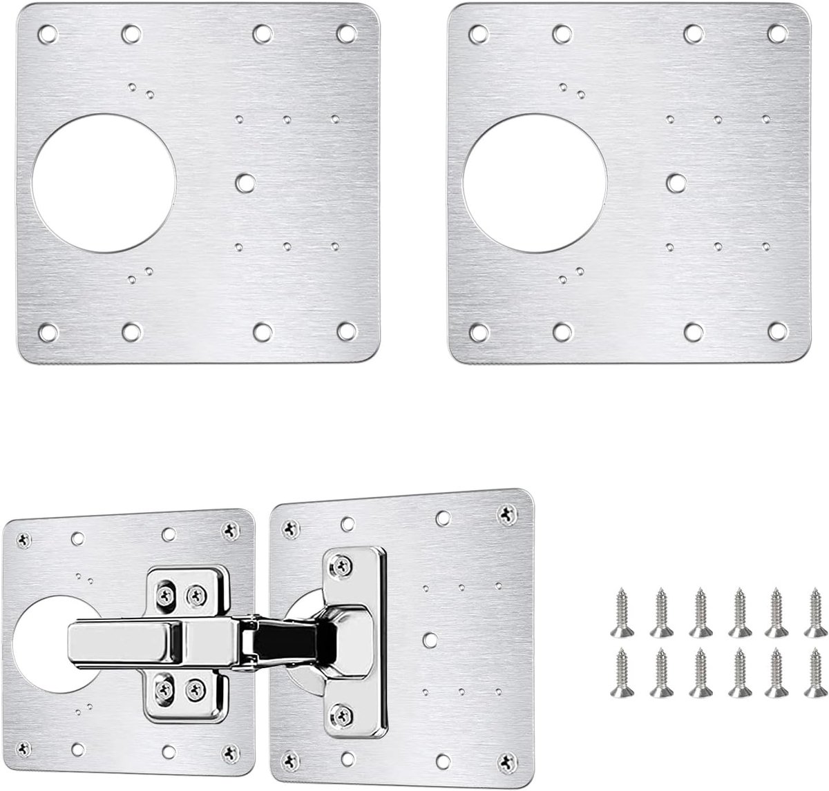Famanu - Set van 2 elastische bagageriemen met handvatclips – Zwart