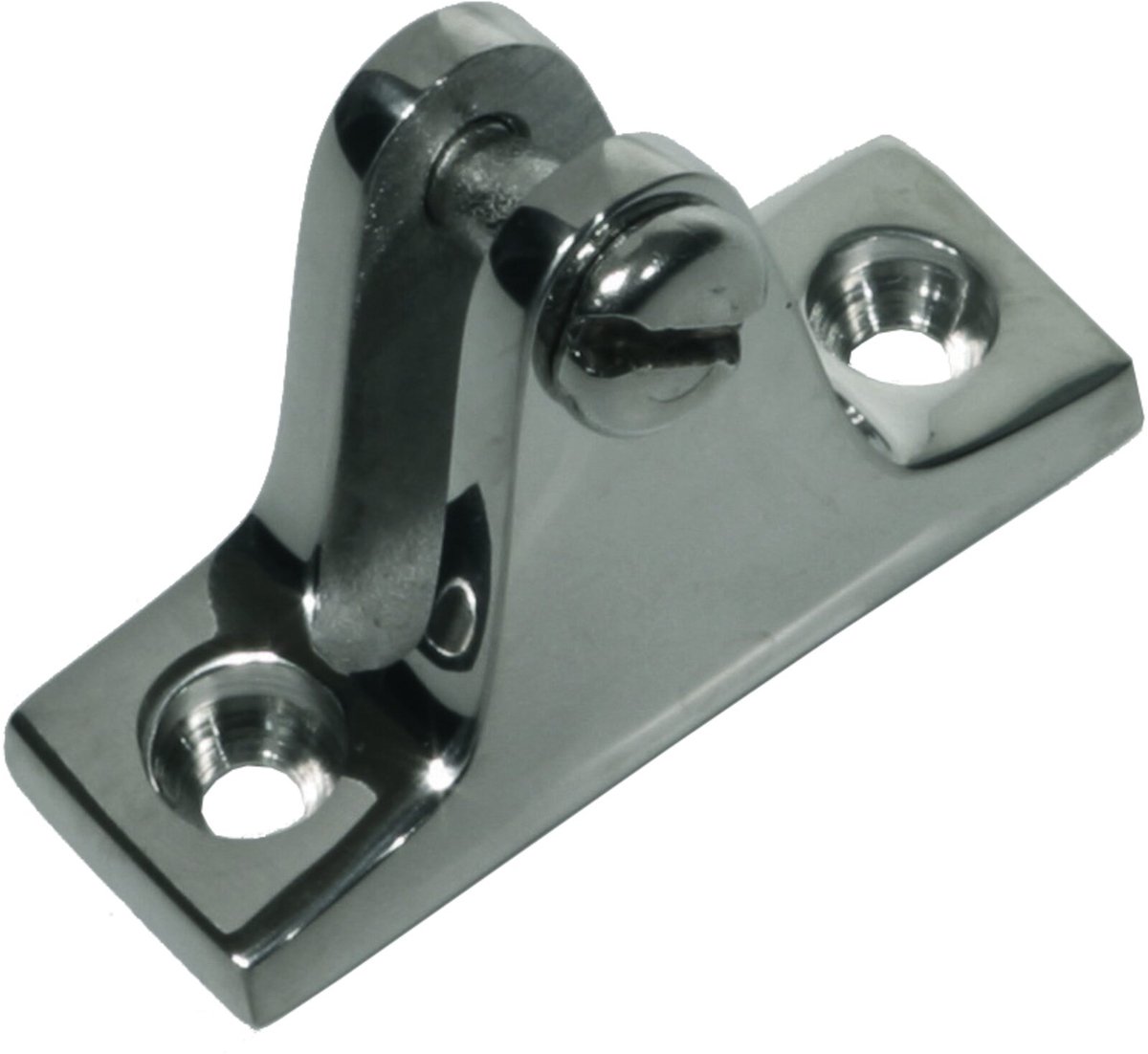 Dekplaat vlak 90 graden 56x17mm RVS-316 (A4)