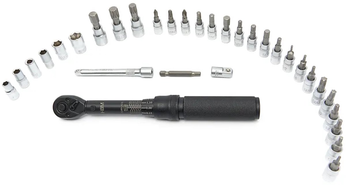 PROFI 32 Delige Momentsleutel Set 32-delig, 1/4 inch, 2 - 20 Nm