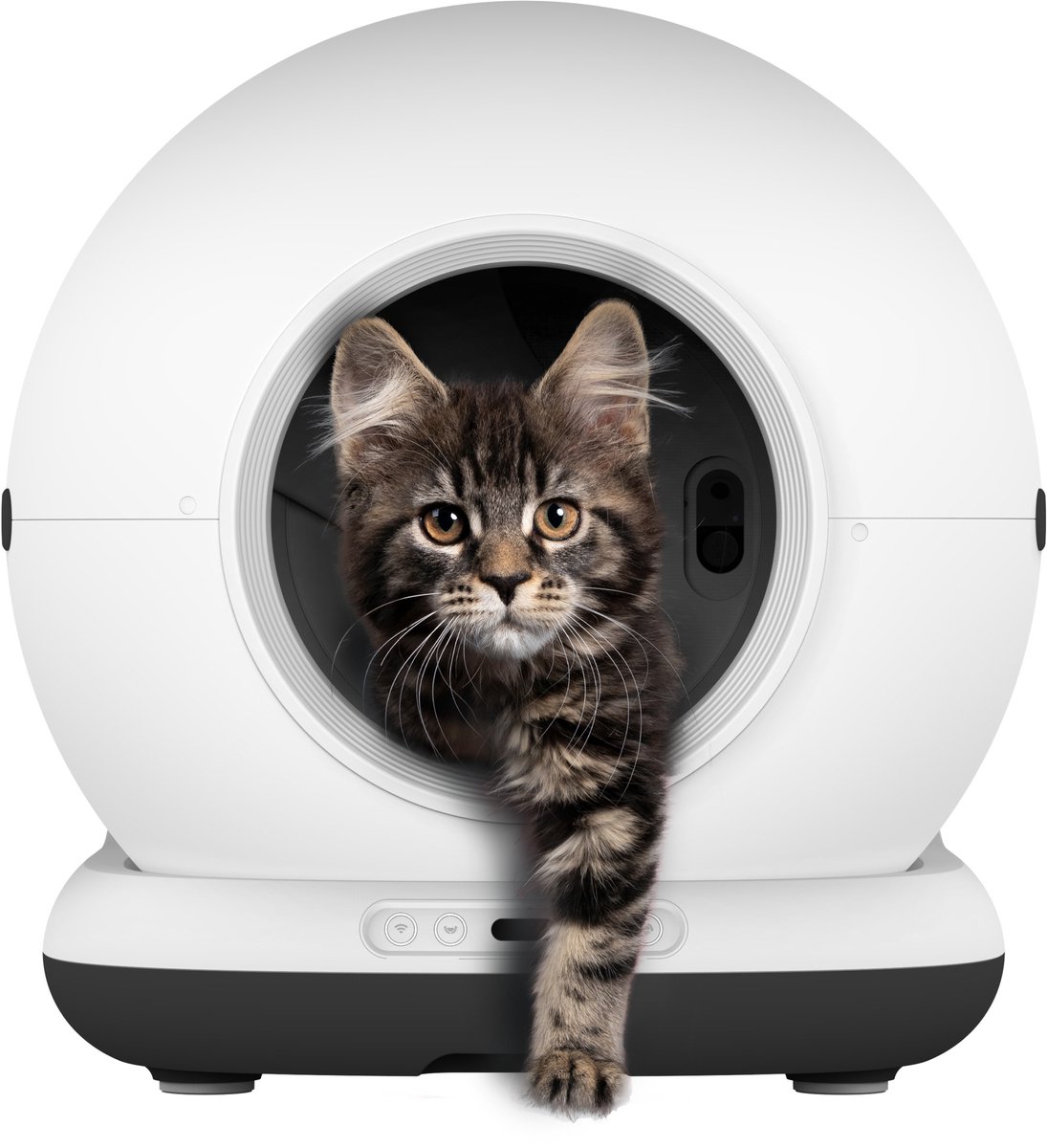 Zedar K1200 Automatische Kattenbak - Zelfreinigende Kattenbak - Inclusief App - Met kattenbakmat en 3 rollen opvangzakjes - 82L