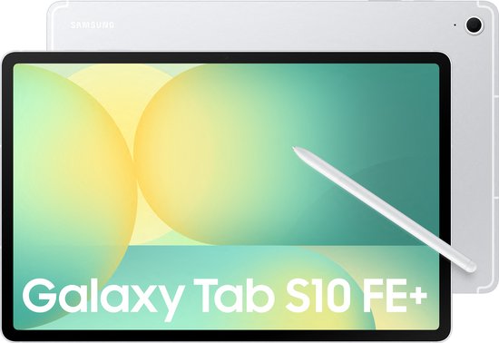 Samsung Galaxy Tab S10 FE+ tablet 13,1″ WQXGA+ 800 nits 90Hz Exynos 1580 8GB/128GB S Pen IP68 zilver