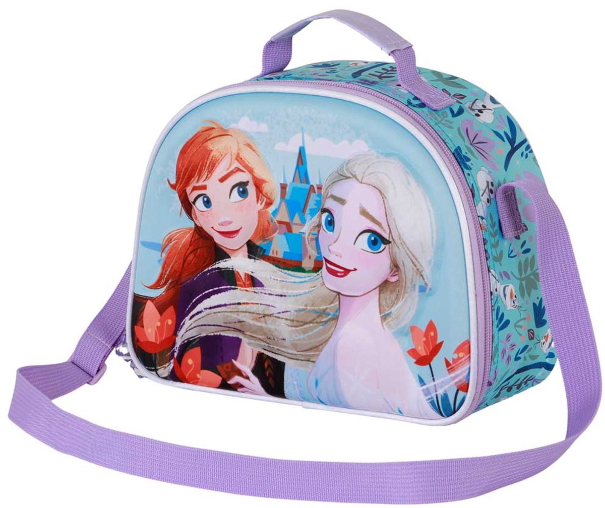 Karactermania - Disney - Frozen 2 Lente-3D - Thermische Lunchtas - Snack - Blauw