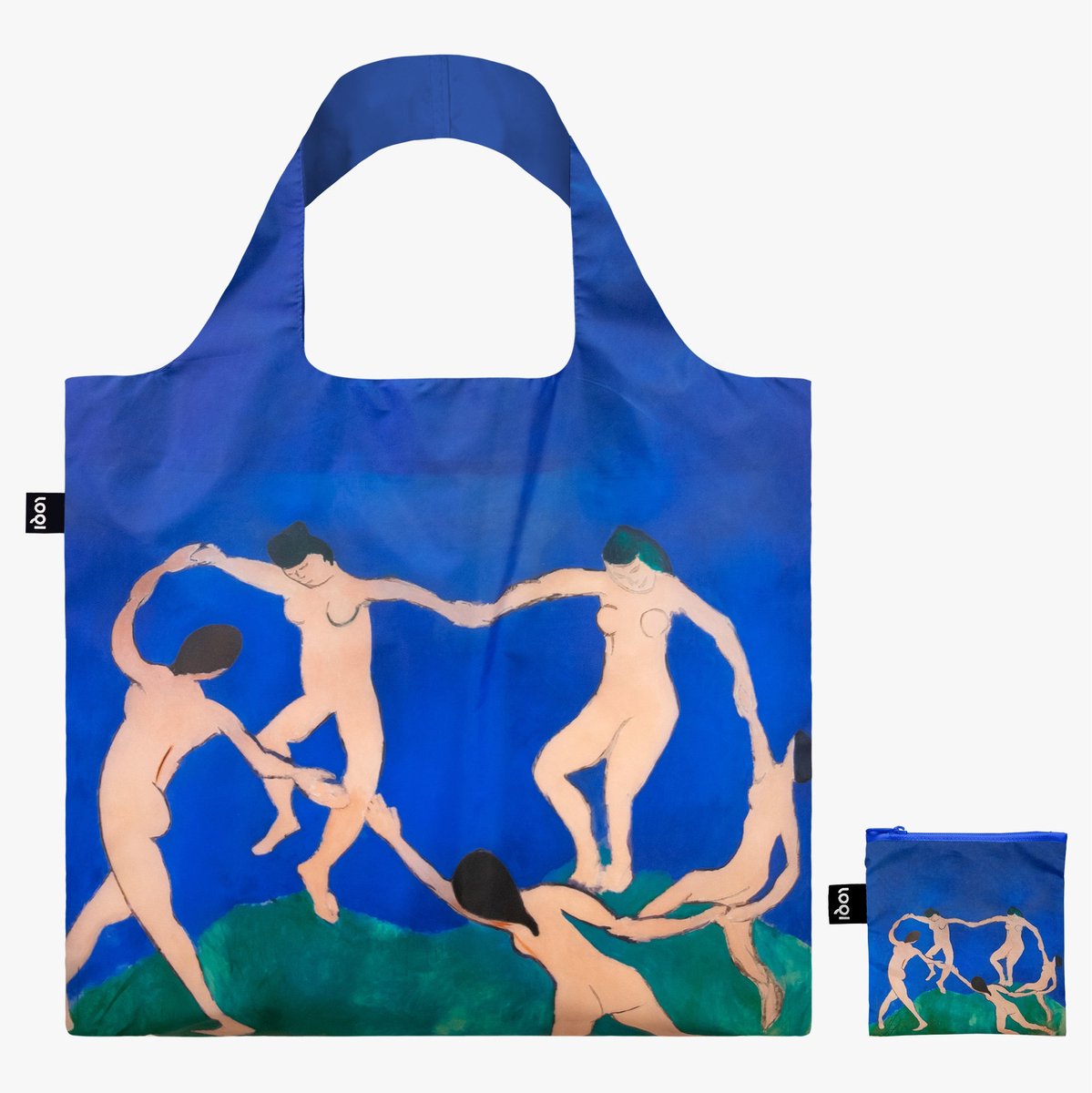 LOQI Museum Collection - Opvouwbare Draagtas - Opvouwbare Shopper - Boodschappentas kunst print - Henri Matisse - Dance