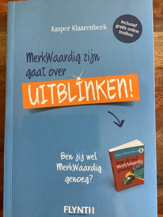 Merkwaardig zijn gaat over uitblinken!