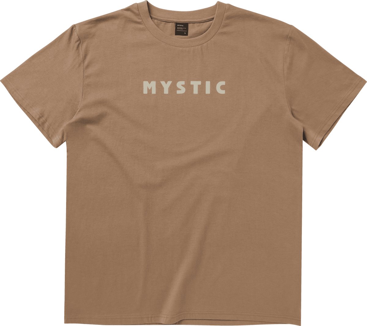 Mystic Brand Tee Slate Bruin