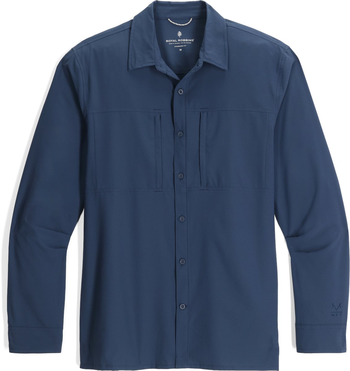 Royal Robbins Men’s Expedition III LS Outdoorblouse Heren Blauw