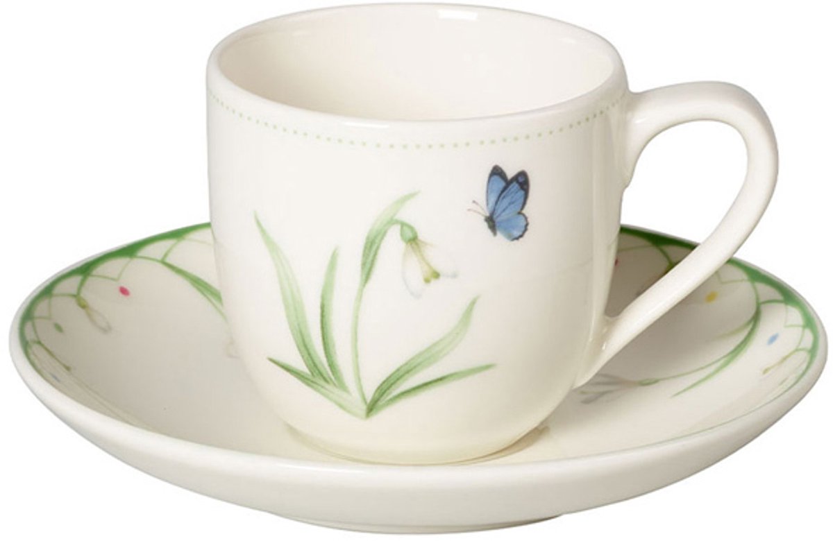 Espressotasse mit Untertasse Colourful Spring 100 ml