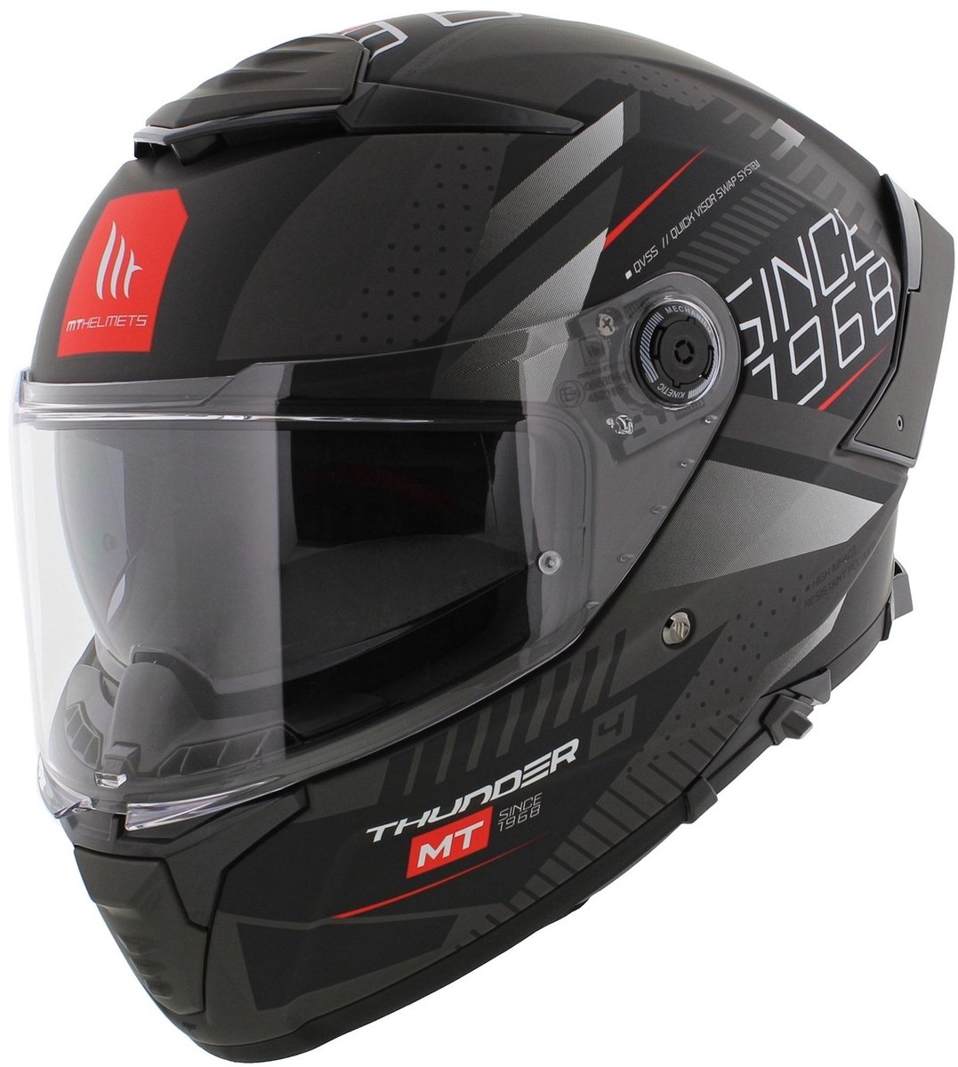 MT Thunder 4 SV Integraal helm Luminence mat zwart XXL