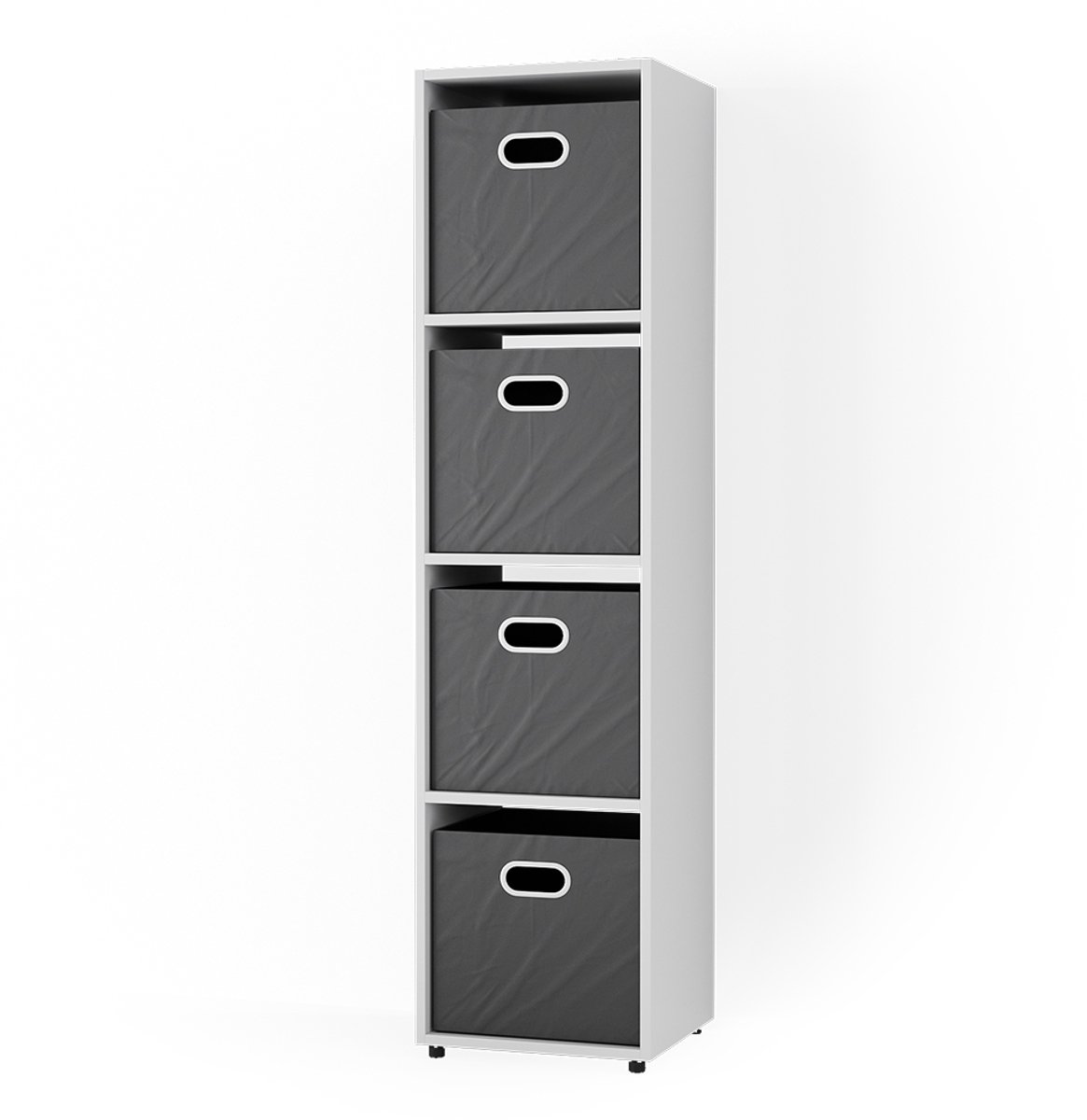 Vicco Ludus Ruimteverdeler – 142.5 x 36.2 cm met 2 vouwdozen Wit