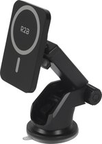 R2B Telefoonhouders Auto Zuignap met Draadloze Oplader - Geschikt voor MagSafe - Raam/Dashboard/Ventilatie - Gsm Houder Auto - Autohouder - Telefoonhouder Auto - Mobiel Houder Auto - Auto Telefoonhouder - Phone Holder Car