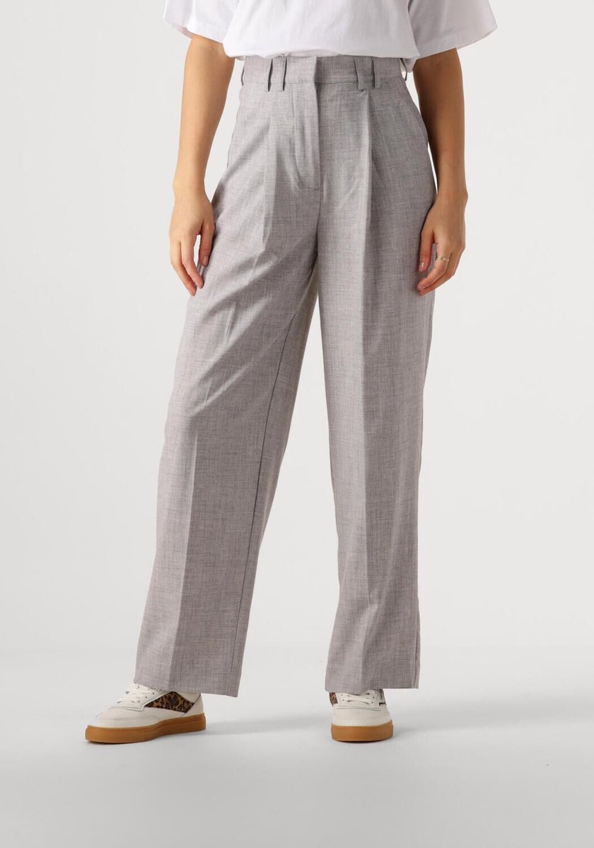 EDITED Kaj Trousers Broeken Dames - Grijs - Maat 40
