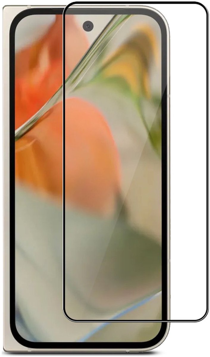 Mobigear Screenprotector geschikt voor Google Pixel 9 Pro Fold Glazen | Mobigear Premium Screenprotector - Case Friendly